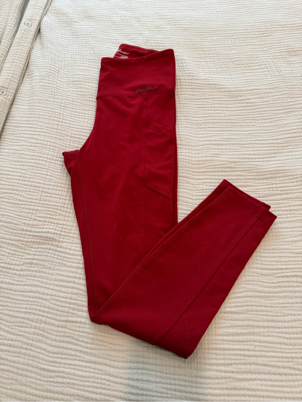 Eddie Bauer Women’s High-Waist Active Leggings - Red